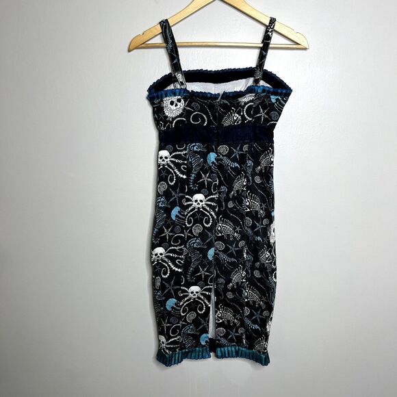 Too Fast Sea Creature Skeleton Bodycon Dress - Picture 5 of 10